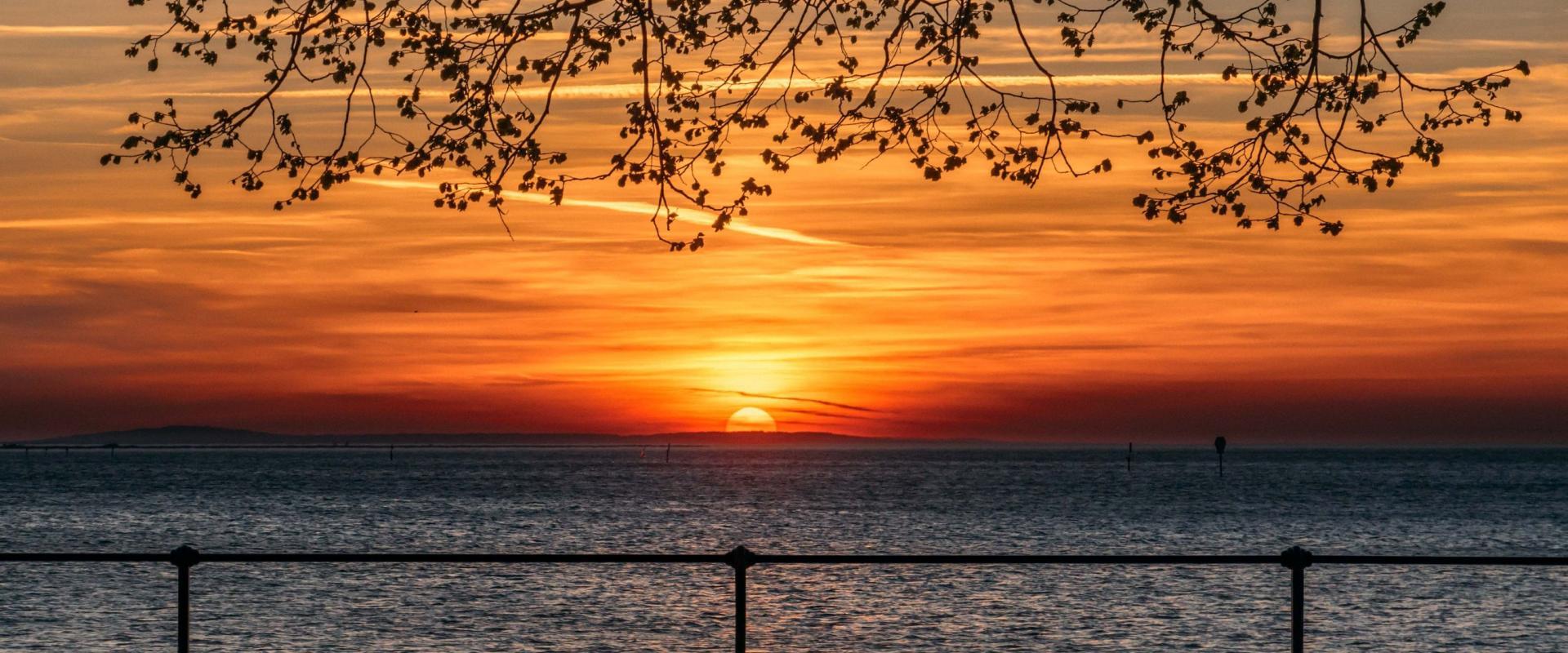 Sonnenuntergang in Bregenz am Bodensee